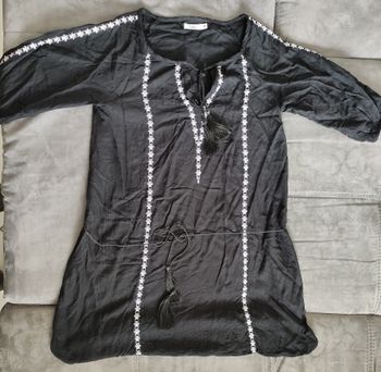 Robe de grossesse noir et blanche colline taille 38