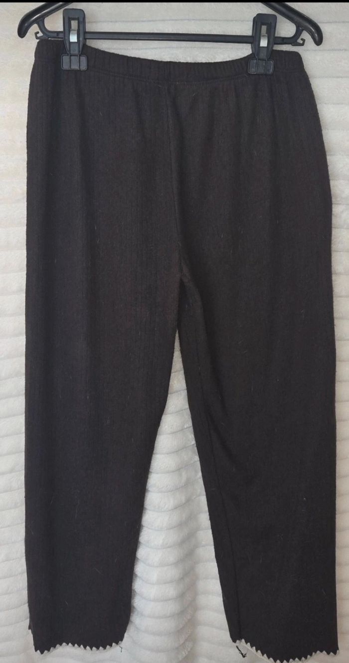 Pantalon  fluide marron - photo numéro 3