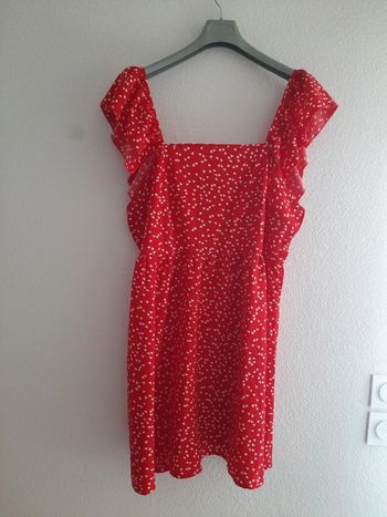 Robe rouge motif cœur 2XL