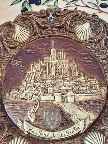 Assiette mont saint Michel 
