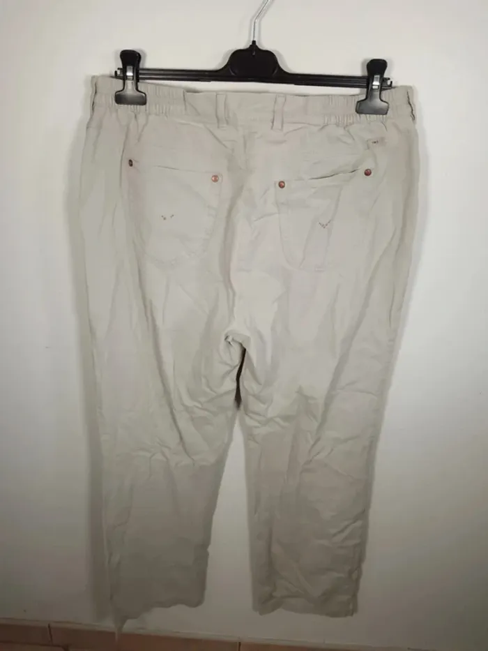 C32 pantalon crème Toni dress 44 - photo numéro 2