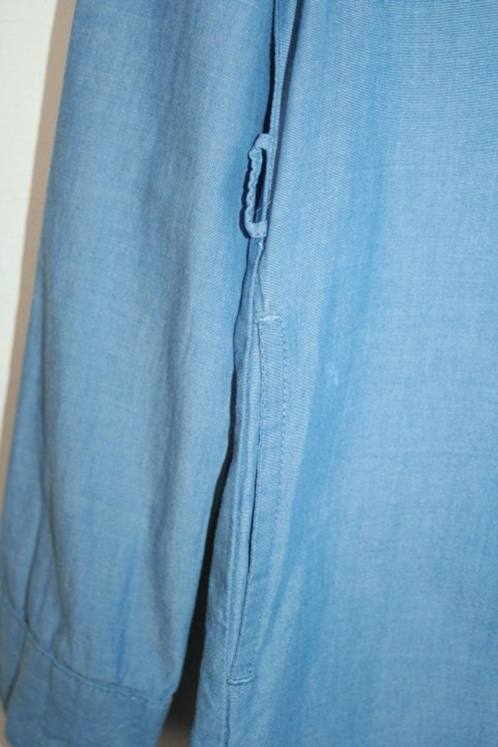 Robe chemise en jeans H&M 7/8 ans - photo numéro 3