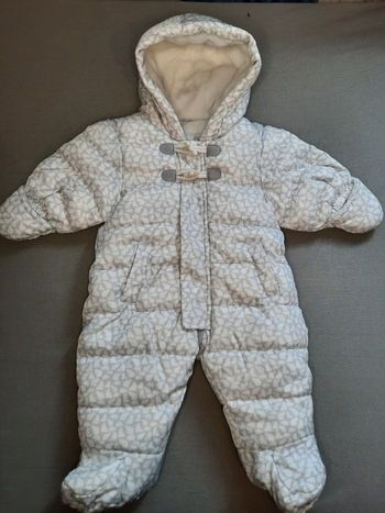 Combinaison doudoune bébé 1-3 mois