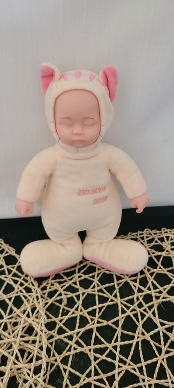 poupée pour enfants apaiser accompagner le sommeil mignon en vinyle en peluche