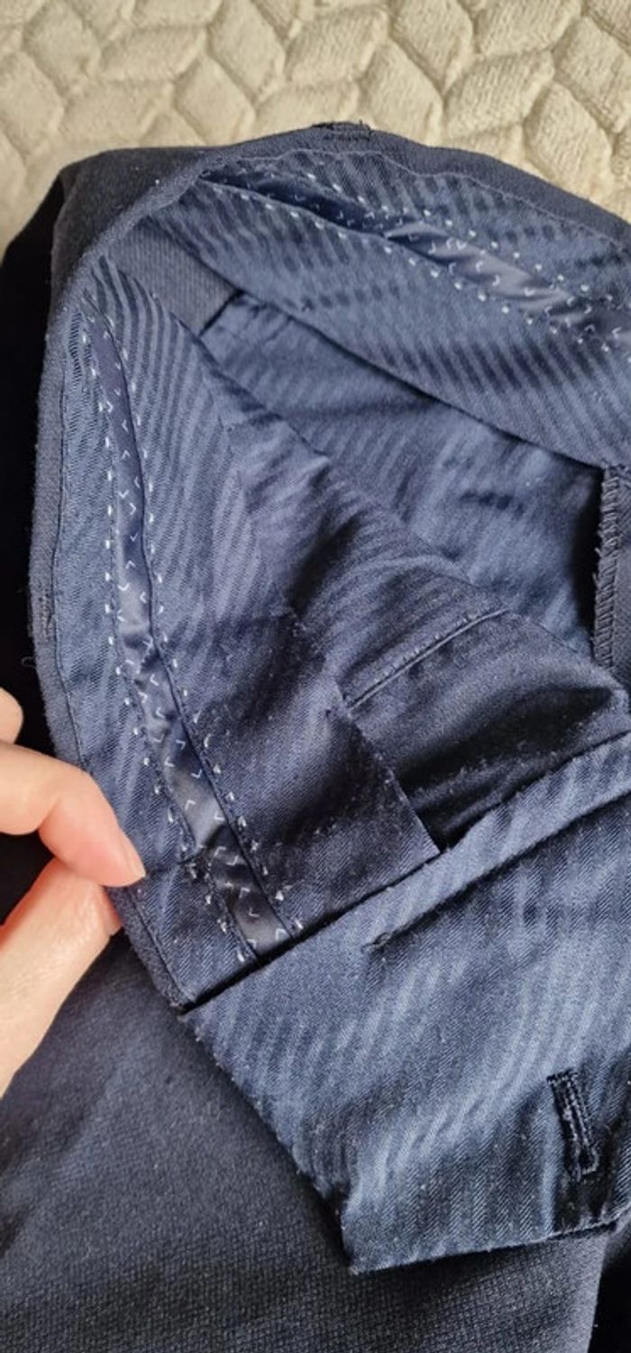 Pantalon costume Devred Extra slim fit bleu marine taille S - photo numéro 5