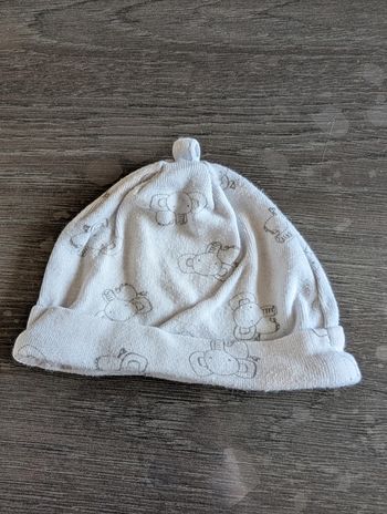 Bonnet bébé éléphant