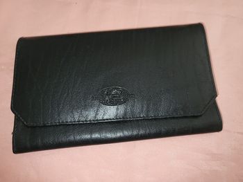 Portechequier , cartes et porte monnaie .noir