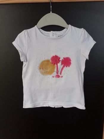 Tee-shirt manches courtes fille 12 mois - Kiabi