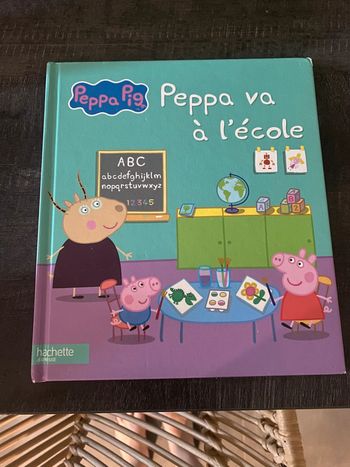 Livre peppa va à l’école