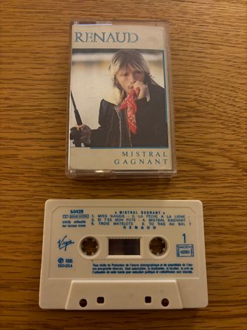 Cassette audio Renaud Mistral Gagnant