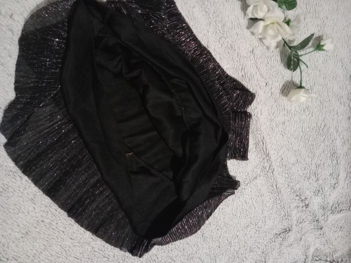 Jupe 8 ans noire argenté c84 - photo numéro 5