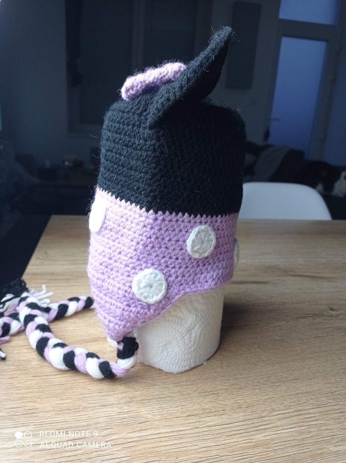 Bonnet fait mains 3/6 mois - photo numéro 4