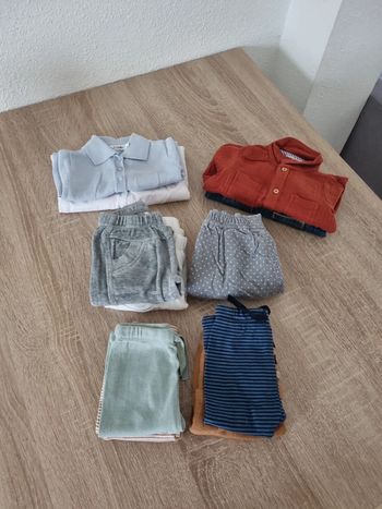 Lot pantalons et salopettes