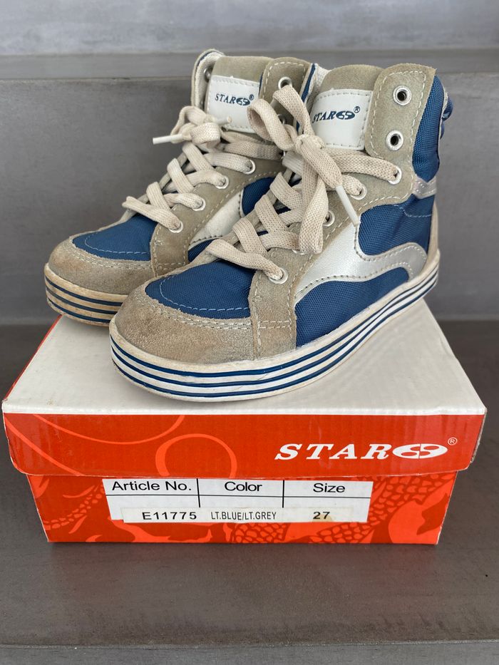 Chaussures montantes baskets boots enfant 27