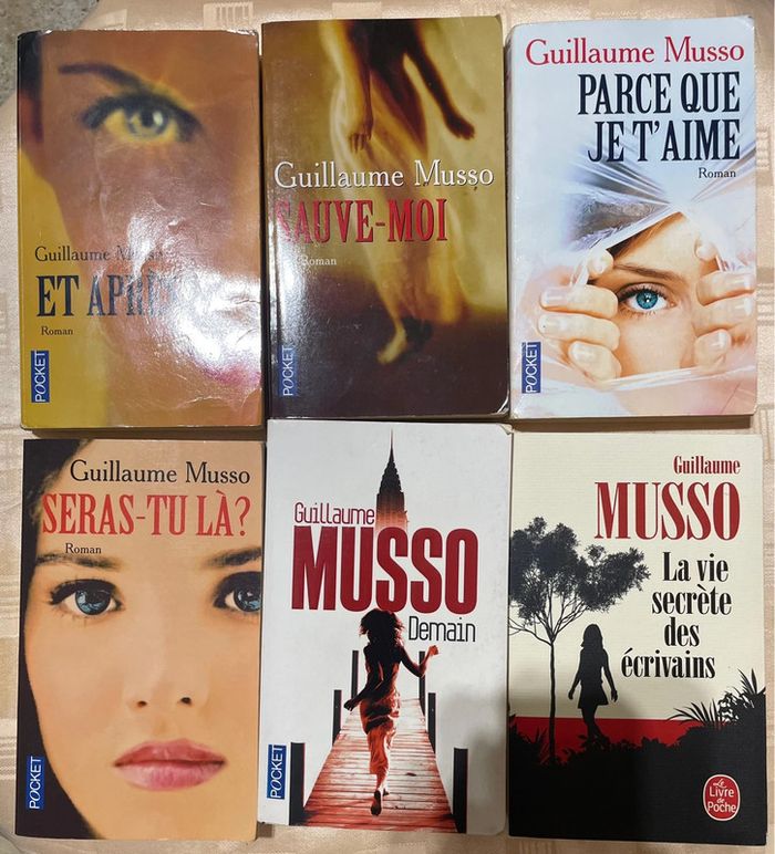 Lot de 6 livres poche Guillaume Musso