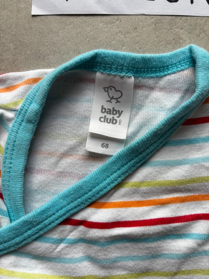 Body à manches courtes à rayures - photo numéro 2