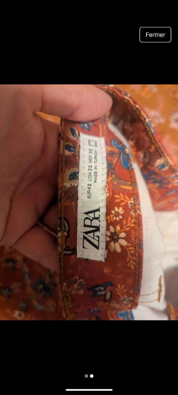 Jean motifs zara - photo numéro 2
