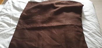 Nappe  de couleur chocolat