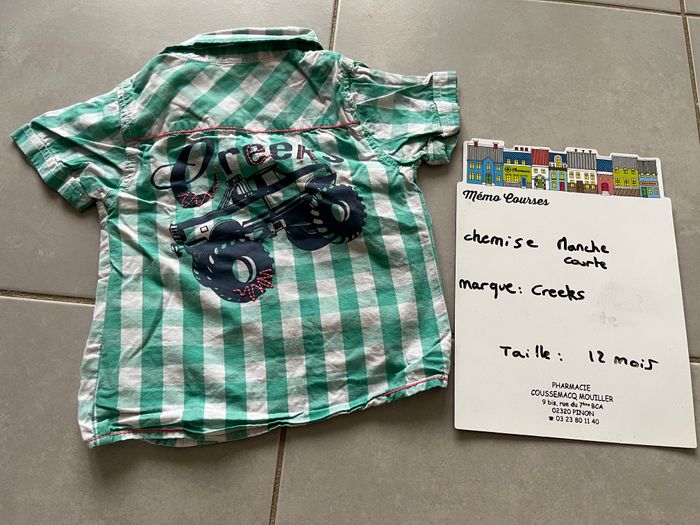 Chemise garçon 12 mois - photo numéro 2