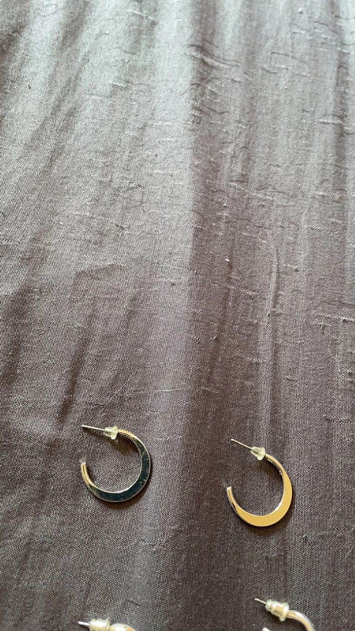 Boucles d’oreilles argenté - photo numéro 4