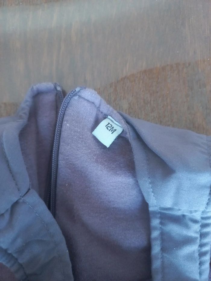 Robe mauve/violet pingouins 12mois - photo numéro 5