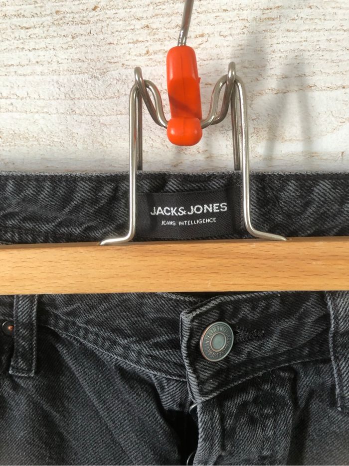 Jeans homme noir Jack & Jones taille 32/32 - photo numéro 5