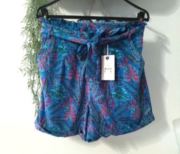 Short ceinture motif floral taille 38 - Mim - 100% polyester