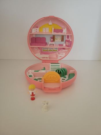 🧸 Polly Pocket Button's Animal Hospital  de 1989 🧸
