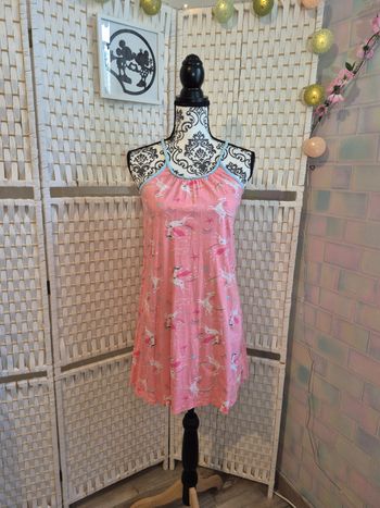Jolie chemise de nuit rose licornes INEXTENSO fille 14 ans (158cm)