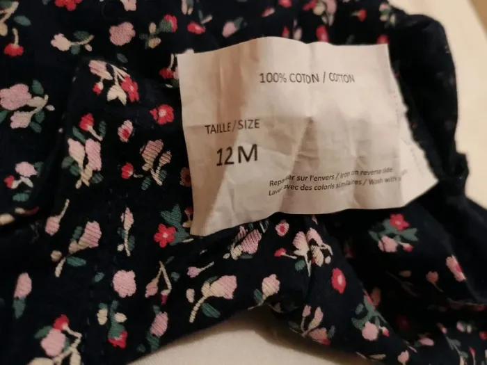 Ensemble la halle Tee-shirt et short 12 mois - photo numéro 9