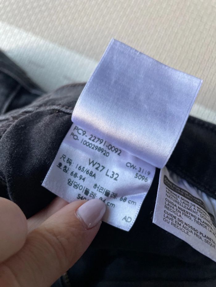 Jean levi’s mile high super skinny gris 27 - photo numéro 5
