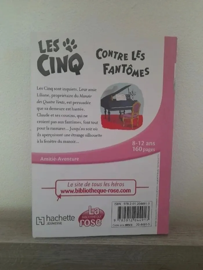 Livre Les cinq contre les fantômes - photo numéro 2