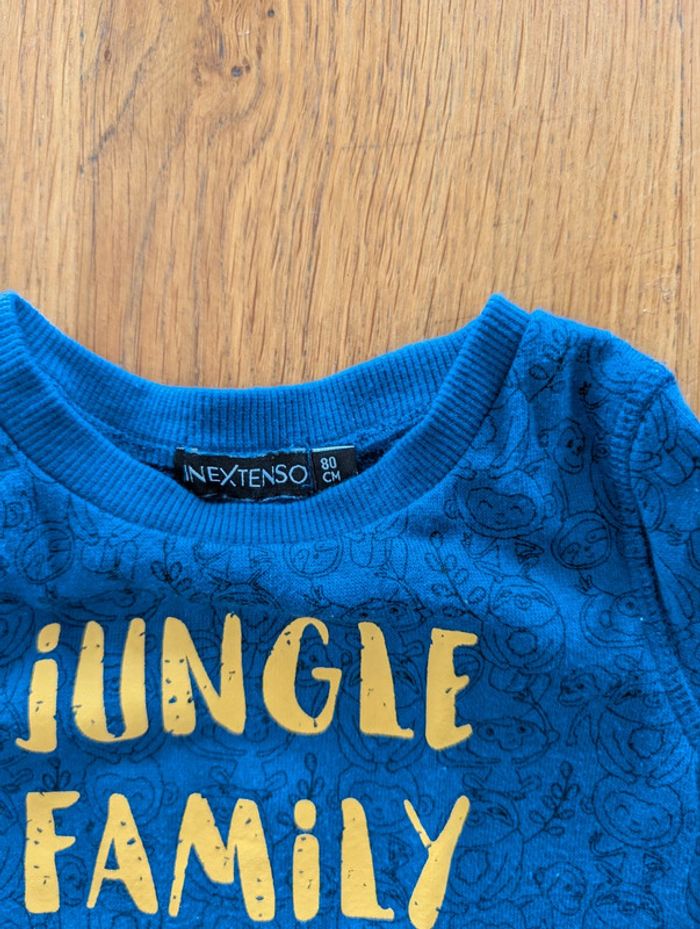 Pull bleu garçon comme neuf 18mois - photo numéro 2