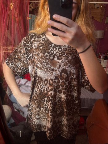 Teeshirt léopard  2XL