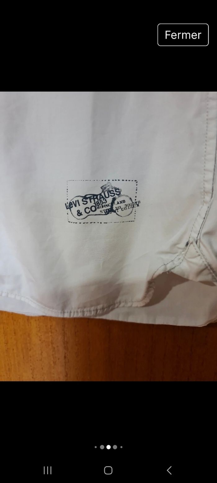 Chemisette Levi Strauss taille L - photo numéro 4