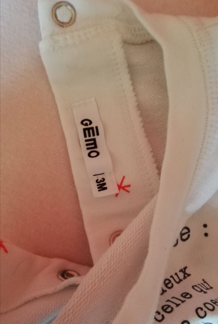 Pyjama 3 mois "Mamounette" - photo numéro 2