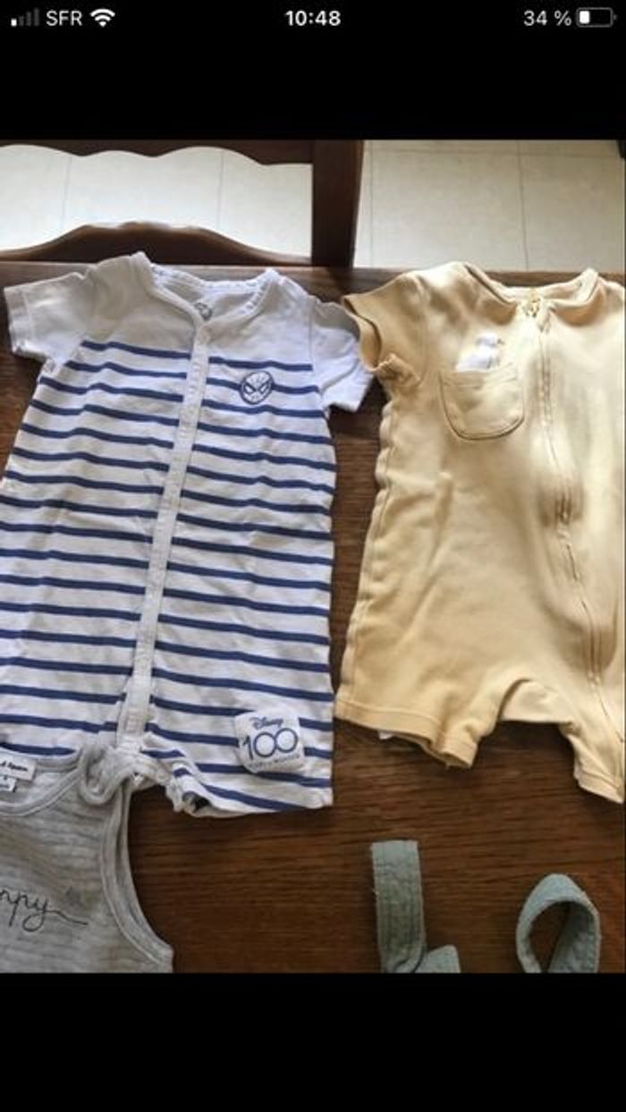 Lot vêtements été bébé garçon 6 mois - photo numéro 7