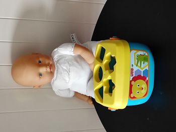🟦 Trieur de formes bébé – Mixte – À partir de 6 mois – Très bon état