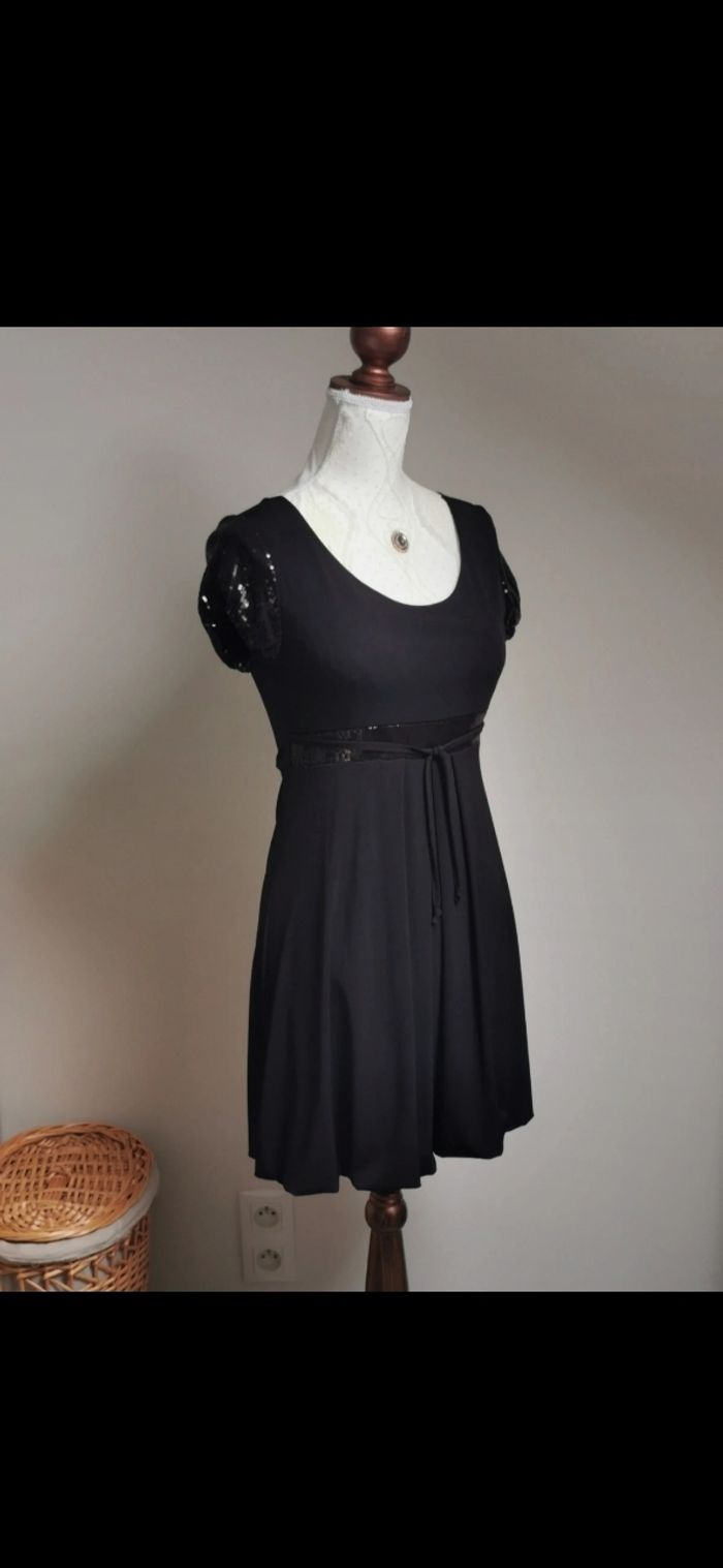 Robe mini noir Made in Italy M / 38