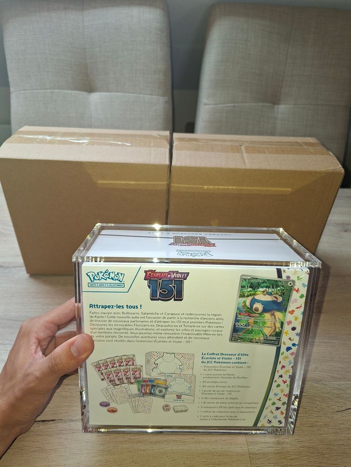 Lot de 2 acryliques etb Pokémon aimantée épaisse de qualité premium - photo numéro 3