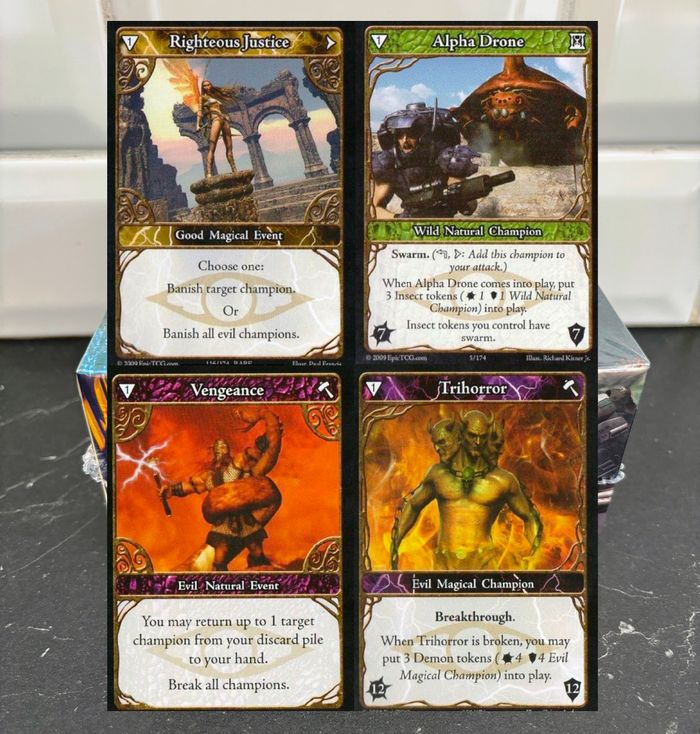 Display Epic Time Wars 2nd Edition Version anglaise 24 Boosters 360 Cartes à collectionner - photo numéro 2