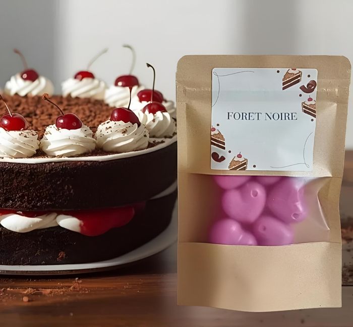 Fondants cœurs parfumés Forêt Noire