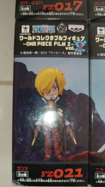 Figurine One Piece WCF World Collectable Figure Sanji Film Z vol 3