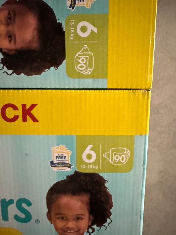 Couche Pampers premuim taille 6 - photo numéro 2