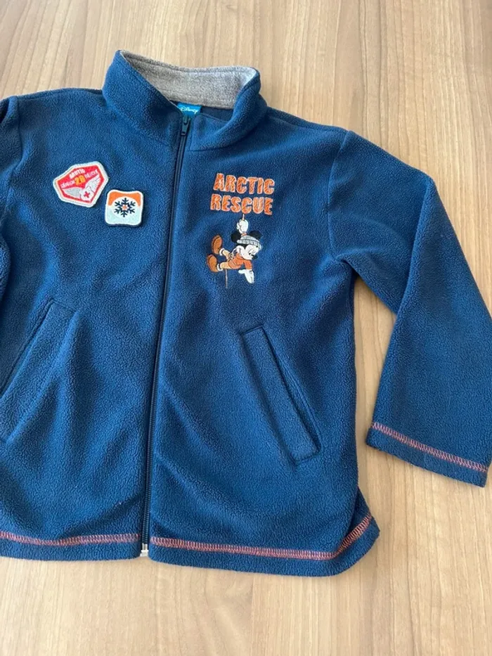 Gilet polaire Disney Mickey 8 ans - photo numéro 3