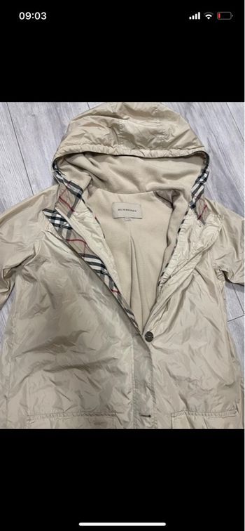 Manteau Burberry 14 ans 