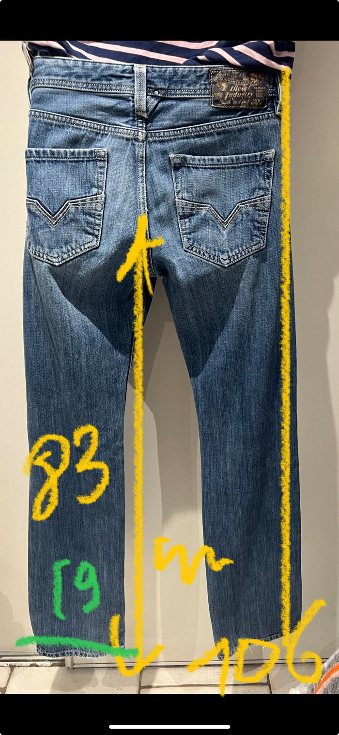 Jeans homme, diesel, modèle Larkee , taille W. 29 grand L. 32. - photo numéro 4