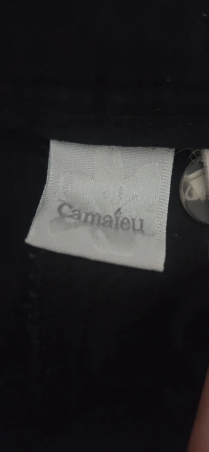Pantalon Camaïeu noir taille 40 - photo numéro 8