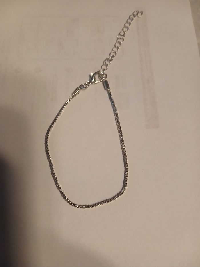 Bracelet avec mailles carré - photo numéro 1