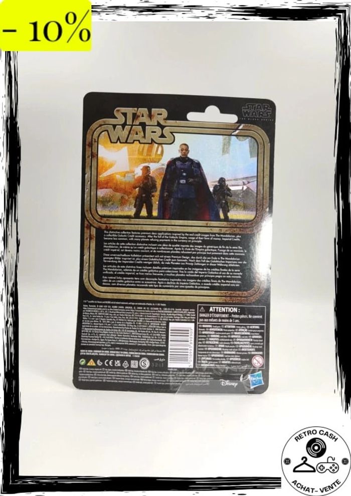Star Wars Mandalorian Kenner Figurine Moff Gideon Hasbro 15 CM - photo numéro 2